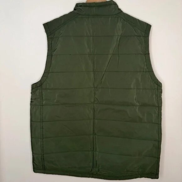 American Giant Green Vest Men's Size Large Outdoor Hiking Gorpcore Camping Fall - Picture 2 of 4